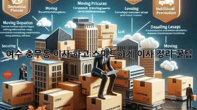 여수 충무동 이사, 轻松하고 스마트하게! 이사 정리 꿀팁